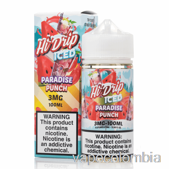 Vape Kit Completo Iced Paradise Punch - E-líquidos De Alto Goteo - 100ml 0mg